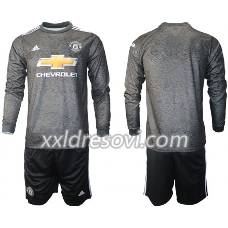 Manchester United Drugi Dječji Komplet Dresovi za Nogomet 2020-2021 Dugim Rukavima (+ kratke hlače)